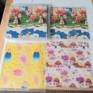 90s Bulk Troll Company Norfin Troll Party Gift Wrap 24 Packs. (48 Total) Sealed